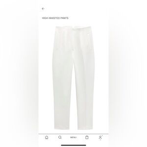 Zara high waisted pants size small NWT